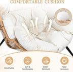 Vongrasig Wicker Egg Chair PE Rattan Chair - Image 5