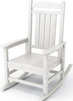 KINGYES HDPE Rocking Chairs Outdoor, Patio Rocking Chairs by KINGYES