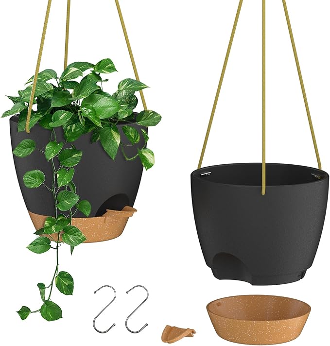ZMTECH 10 Inch Hanging Planters by HighQualityGardeningTools