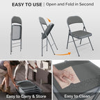 VINGLI 20 Pack Folding Chairs - Image 8