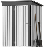 Greesum 5×3 FT Outdoor Storage Shed, Metal Storaged Sheds Without Floor by BuynowfromGreesum