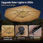 Aoxun 11 FT Cantilever Umbrella - Image 3