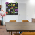 25 Pockets Hanging Planter Bags, Hanging Vertical Wall Mounted Plant Planting - Image 8