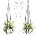 Augshy 2 Packs Macrame Hanging Planter, Indoor Hanging Planter Basket by Augshy