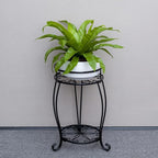FaithLand 2 Pack Plant Stands, Heavy Duty Metal Planter Holder Indoor Outdoor - Image 2