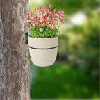 6 Pack 6 Inch Wall Flower Pot Holder Ring Plant Hanger, Metal Planter Hooks - Image 6