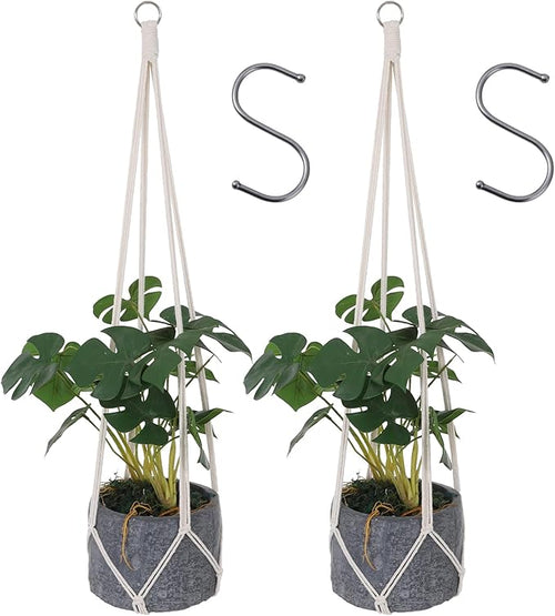 2 Pcs Hanging Planter Macrame Plant Hanger by Unknown
