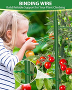 6 Pack Tomato Cages for Garden, 51in*13in Adjustable Tomatoes Plant Stakes - Image 5