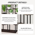 AZERPIAN Plant Stand 9 Tier Indoor Metal Flower Shelf - Image 5
