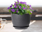 12 inch Large Plant Pots, Plastic Planters - Image 6