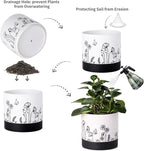 Nihow Ceramic Plant Pot: 6 Inch Planter - Image 3