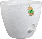 12 inch Large Self Watering Pots, Plant Pots by WSMKSZ