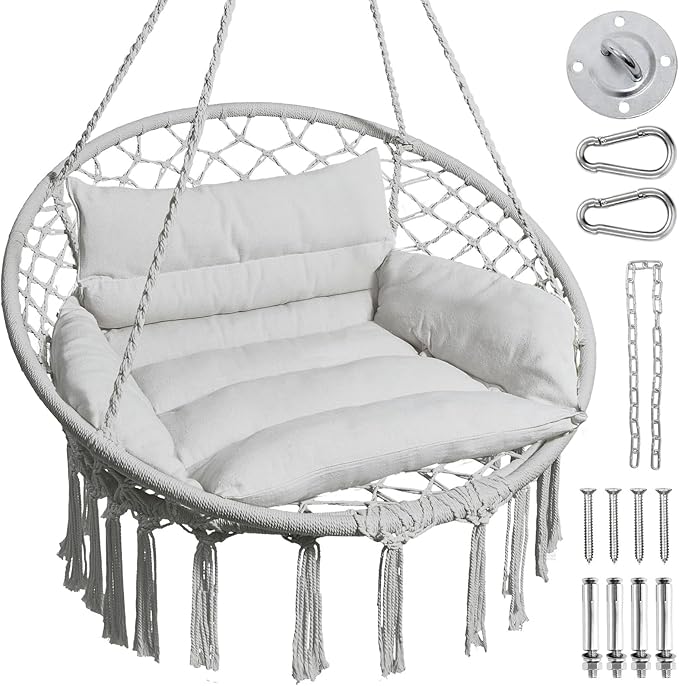 Greenstell Hammock Chair, Macrame Swing Chair by Greenstell