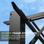 Aoxun 10'x12' Outdoor Pergola, Patio Aluminum Pergola - Image 2