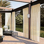 SpaceDresser Waterproof Outdoor Sheer Curtains - Image 2