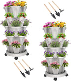 DUNCHATY Stackable Planter, Vertical Garden Planter by DUNCHATY