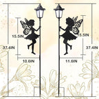 ZKLiLi Fairy Solar Garden Light, Outdoor Garden Fairy Decor Waterproof Large - Image 2