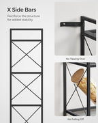 SONGMICS 5-Tier Metal Storage Rack, Shelving Unit - Image 5