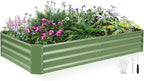 INNO STAGE Galvanized Raised Garden Bed Kit, Rust-Resistant & Easy Assembly by INNOSTAGE