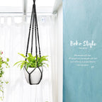 Mkono 43 Inch Macrame Plant Hanger Large - Image 4
