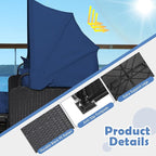 Tangkula Patio Rattan Daybed - Image 5
