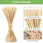 120 PCS Bamboo Plant Stakes 18 Inch, Wood Plant Support - Image 6