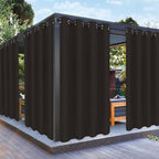 PureFit Outdoor Curtains for Patio Waterproof Weatherproof, UV Resistant by PureFit