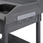 Yaheetech Outdoor Potting Bench Table Potters Benches Garden Workstation - Image 8