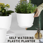 Plant Pots 12/10/9 inch Set of 3, Flower Pots - Image 5
