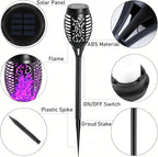 4 Pack Outdoor Solar Flame Light, Solar Lights Outdoor - Image 5