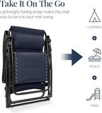 Best Choice Products Oversized Padded Zero Gravity Chair, Folding Outdoor Patio - Image 5