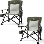 EVER ADVANCED Oversized Folding Camping Chair, by EVERADVANCED