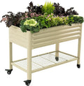 Rolling Elevated Raised Garden Bed-V Series, 700 Lbs Weight Capacity, Outdoor by VegoGarden