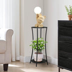 YINMIT Plant Stand Indoor, Round Potted Holder Rack, Flower Pot Stand Shelf - Image 7