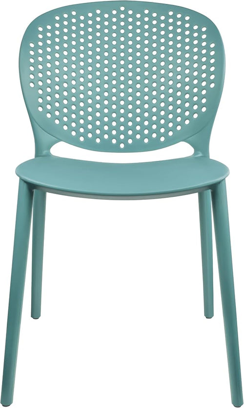 2xhome Modern Pool Patio Chair, Stackable Dining Side Chair by 2xhome