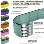 Galvanized Metal Planter Raised Garden Bed Kit - Image 2