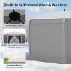 13x13FT 6-Sided Pop Up Gazebo Tent，One-Push Setup Canopy Tent - Image 2