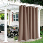 RYB HOME Outdoor Curtains for Patio Waterproof Block Sunlight Thermal Insulated by RYBHOME