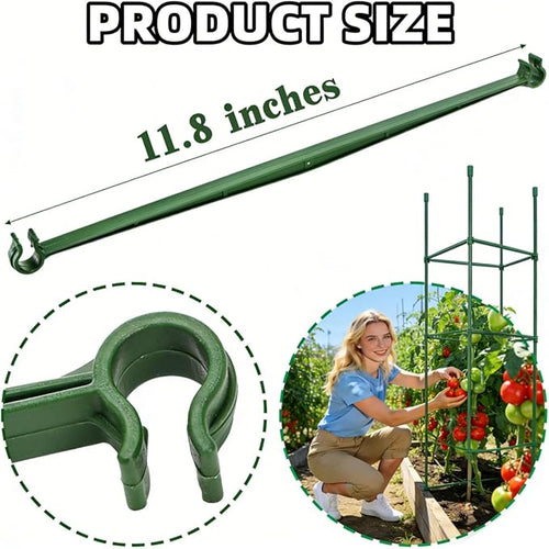 100Pcs Stake Arms for Tomato Cage, 11.8 inch Tomato Stake Connectors, - Image 2