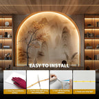 COB LED Strip Light 40ft/12m Warm White 3000K High Lumen CRI 90+ - Image 6