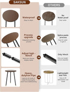 Plant Stand Indoor 2 Pack: Adjustable Wood 16 Inch Plant Stand - Image 4