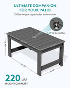 SERWALL Outdoor Coffee Table - Image 3