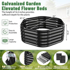 Hexagon Raised Garden Bed, 48 Inch Diagonal & 16.5 Inch Tall, Galvanized Steel - Image 3