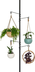Tension Rod Plant Stand, Plant Poles - Image 2