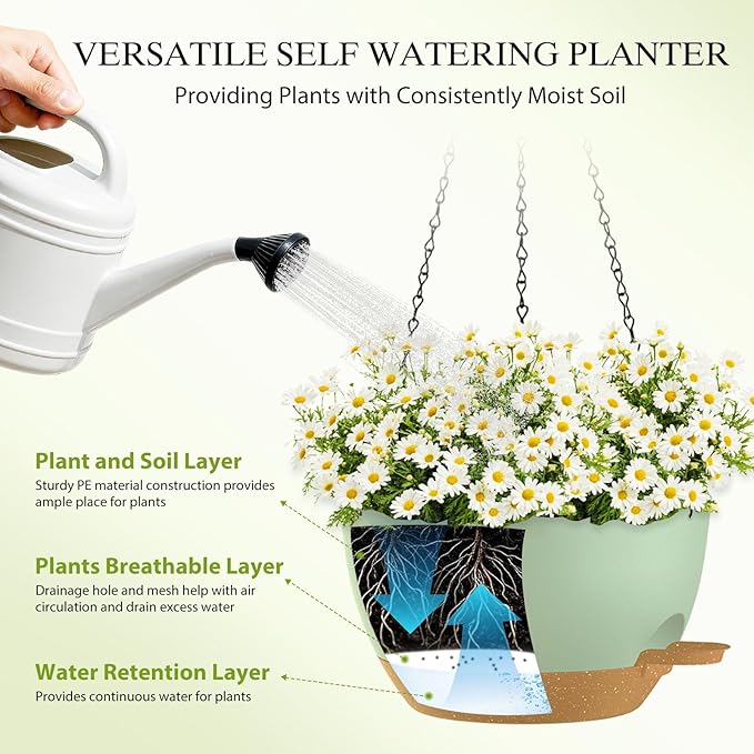 12 Inch Hanging Baskets 2 PC - Image 4