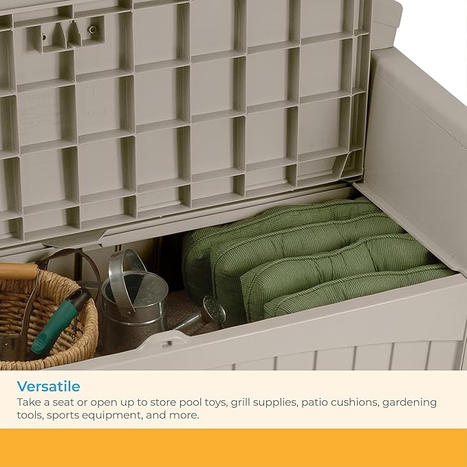 Suncast Outdoor Storage Bench - Image 6