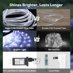 100Ft 720 LED Rope Lights Outdoor Waterproof - Image 7