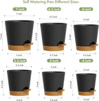 7/6.5/6/5.5/5/4 inch Self Watering Pots - Image 2