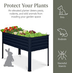 Best Choice Products 48x24x30in Galvanized Raised Garden Bed, Metal Elevated - Image 6