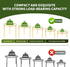 5-piece set of metal plant potted flower racks, heavy-duty flower pot plant - Image 4